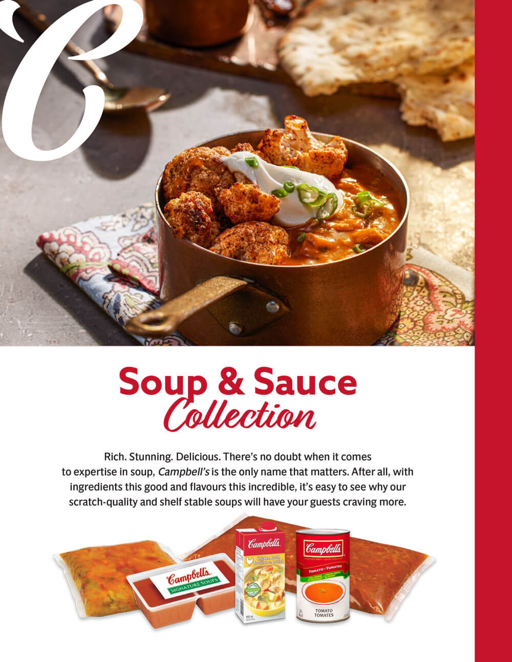 Campbell's Soup Portfolio Brochure Cover
